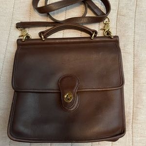 Coach Brown Willis Messenger Bag